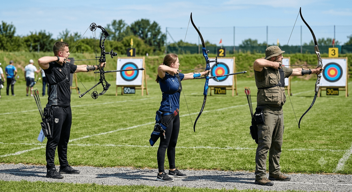 Recurve vs Compound vs Barebow archery guide